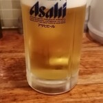 麺屋 空海 - 生ビール　450円