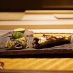 炎水 - ●炭火焼 岐阜・和良川鮎の炭火焼