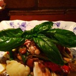 旬菜食卓 びすとろ KAZU - スルメイカのグリルアイオリソース　　　　イカが柔らかく美味しかったです。