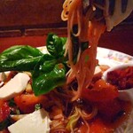 旬菜食卓 びすとろ KAZU - パスタはカッペリーニで素麺位の細さですがコシがあります!