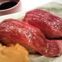 名物 黒毛和牛の握り寿司 ２貫