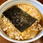 奈つやの中華そば - 奈つやのもちもち雲呑味玉つけそば