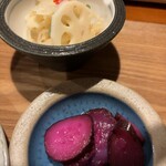 ひじりcafe - 小鉢は２つ