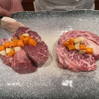 ステーキハウスハマ 札幌店 - 黒毛和牛ヒレとロース