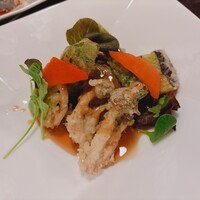 ざくろ 銀座店 - 牛フィレ肉と野菜の黒酢あん