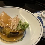 京懐石 みのきち - 賀茂茄子　ふかひれ餡かけ