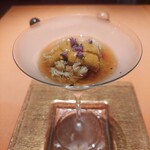 モノリス - とうもろこしのムース/毛蟹/ウニ