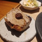 炭焼 おかげさん - [2024年7月　訪問]レバーペースト。ラムシロップの香りが添えてあり、お酒のアテにはもちろん、ちょっと大人なデザートを食べているような気持ちになります。