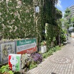 アンチョビ - 通りから見た店案内