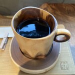 Cafe ぶりきのらいおん - 木のカップがかわいい