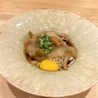 炭火割烹 庵 - なめこおろし蕎麦