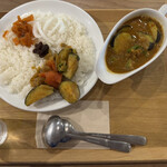 Spice and Vegetable 夢民 - サマーカレー大盛り、5ホットで注文