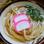 さぬきうどん むぎ - 料理写真:かけ290円＋ちくわ天140円