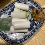 天ぷら 海鮮 地酒 弥栄 - 白ネギ660円