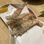 天ぷら 海鮮 地酒 弥栄 - 猛者エビ揚げ　1,090円