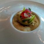 トゥールダルジャン - 前菜〜毛蟹と夏野菜の冷菜〜