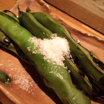 ばんざい - ソラマメ焼き