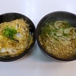 拾銭うどん - 木の葉丼とミニうどん　３９０円