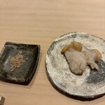 北の華 はやし - 日高産つぶ　塩と相性良し　肉厚で甘い