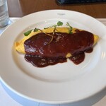 東洋軒 名古屋三越店 - デミ&ケチャップのオムライス