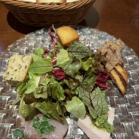 フィーコディンディア - 前菜5種、サラダ盛り合わせ