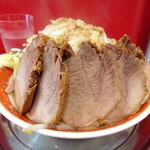 ラーメン タロー 五反田の陣 - 小ラーメン豚入り1,000円（野菜、アブラ、削り節）