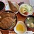 敦賀ヨーロッパ軒 - 料理写真:デラックス丼セット。チキンカツ追加で計2035円。ソース多めは無料。