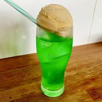 麺屋　たか - メロンフロート（税込290円）