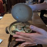 冨美家 錦店 - ふたを取って戴けます