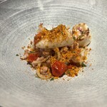 日本のイタリア料理店 sai - 剣先イカとトマトのパスタ