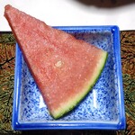 山形屋旅館 - 夕食（スイカ）