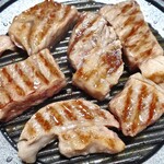 山形屋旅館 - 夕食（常陸牛の鉄板焼き）