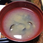 山形屋旅館 - 朝食（シジミの味噌汁）