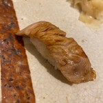 銀座 久兵衛 - 大トロ炙り