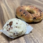 海音 - 料理写真:虹色まん＆チョコチップとレモンピール