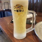 阪神尼崎 肉焼屋 - 生ビール（中）