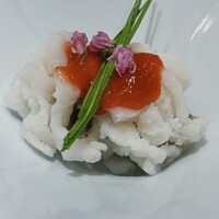 神田 鮨 近松 - ハモの湯引き