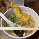 新世界かすうどん 恵美須屋 - 海老天かすうどん
