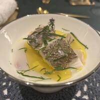 SALONE 2007 - 鮮魚のヴァポーレ、真鯛、蛤、蛸を蒸し上げた蛤ベースのスープに柑橘オリーブオイル、変わらずの美味しさ◎