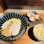 Tokyo Style Noodle ほたて日和 - 帆立の特製昆布水つけ麺白