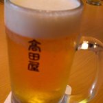 高田屋 岡山駅前店 - 生ビール