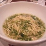 中国麺飯 勇 - 広島産牡蠣と青海苔のスープ麺