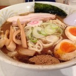 頑者 - ラーメン大盛り＋1/2玉子！  今年度もありがとうございました！  