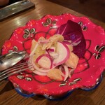 256402836 - スモーク鯖と赤玉ねぎのサラダ