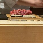 築地青空三代目 - 巻物(ヅケマグロ)