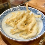 鮨金 - 白海老天ぷら（不明）