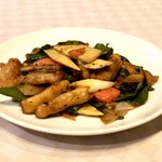 順徳 - ■鼓椒鰻魚 （アナゴとピーマンのトウチ味噌炒め）  ￥2.000