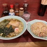 園春 - 半チャ半ラーメン¥850