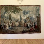 Cantine Barbaroux - 壁面を飾るタペストリーは、