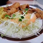 洋庖丁 - ポーク焼肉定食（特盛）1,000円